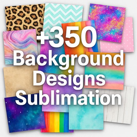 +350 Background designs sublimation